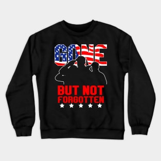 Memorial Day Veteran Day Tribute To Fallen Soldiers Crewneck Sweatshirt